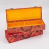 xuan paper hand scroll booklet package Red Gold Phoenix Color Song Brocade Box