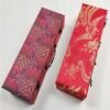 xuan paper hand scroll booklet package Red Gold Phoenix Color Song Brocade Box