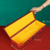 xuan paper hand scroll booklet package Red Gold Phoenix Color Song Brocade Box