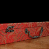 xuan paper hand scroll booklet package Red Gold Phoenix Color Song Brocade Box